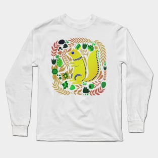 Squirrel Forest Animal Design Long Sleeve T-Shirt